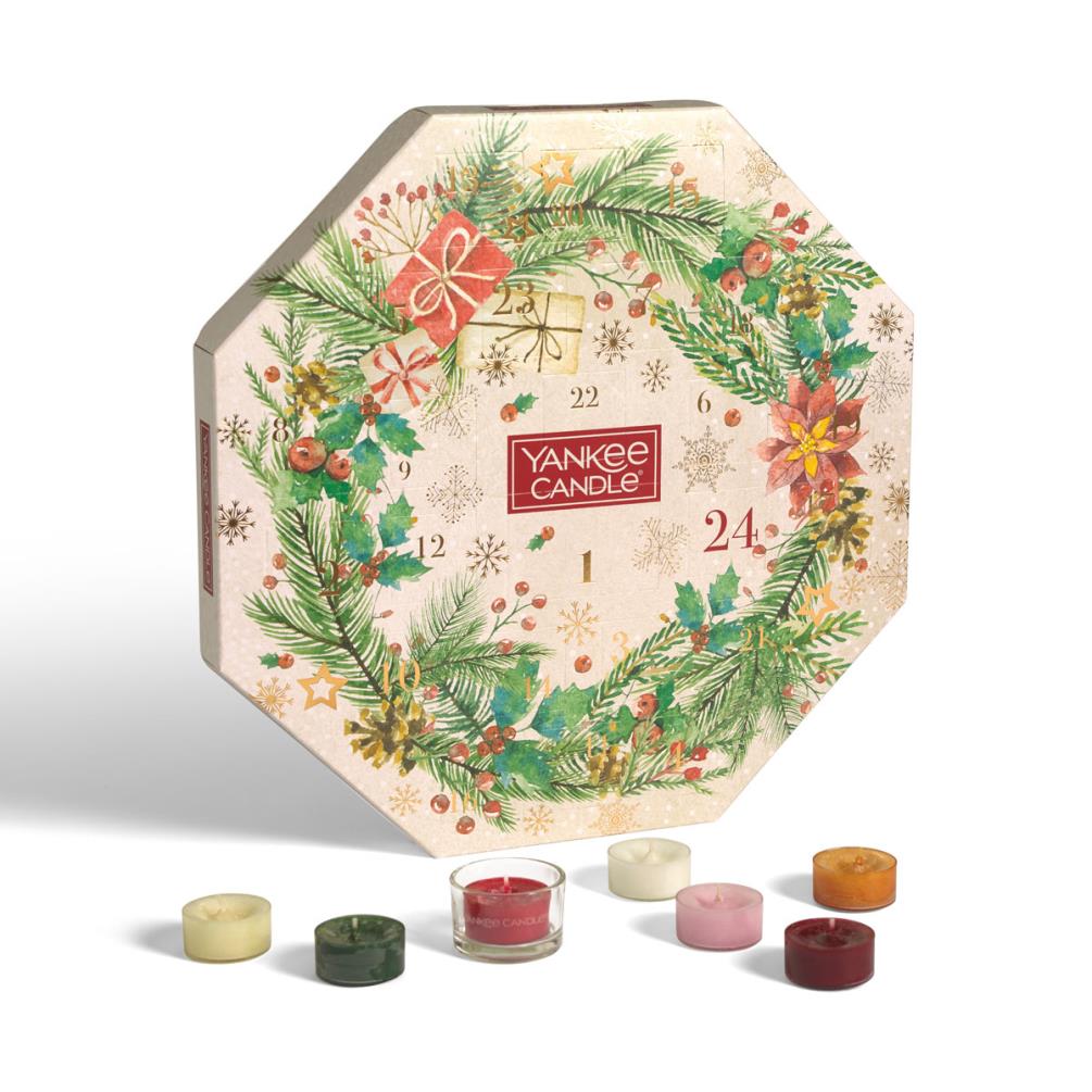 Yankee Candle Advent Calendar Wreath Gift Set £18.74